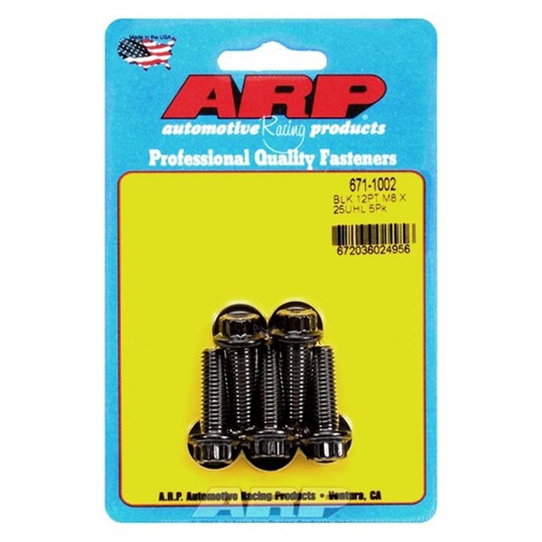 Whole-In-One 671-1002 8 mm x 1.25 in. 12 Point Bolt Kit - Set of 5 WH3623602 - main