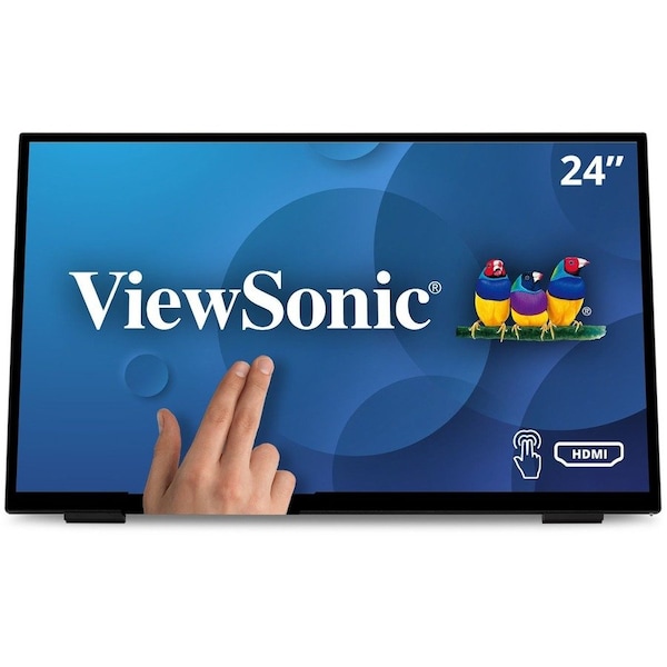 Viewsonic 24" Ergonomic 1080p IPS Docking Monitor with USB-C 90W PD and RJ45. TD2465 - main