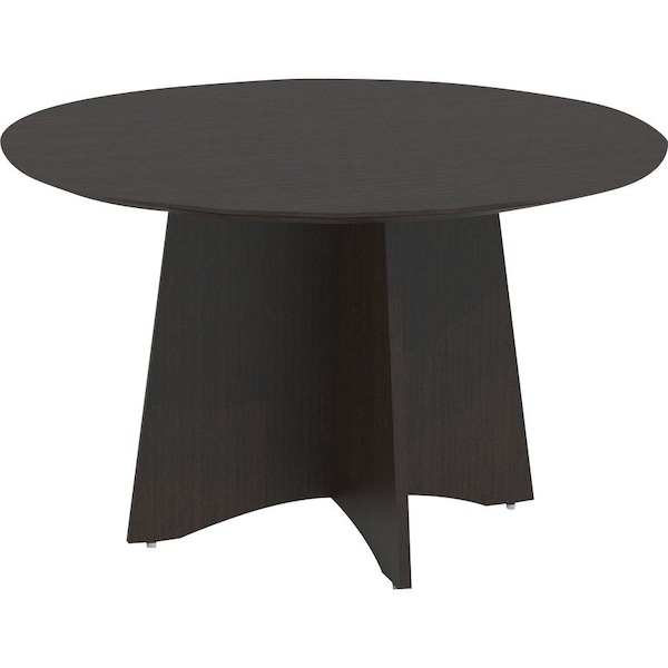Safco 48 Round Conference Table - Mocha - Medina Series MNCR48LDC - main