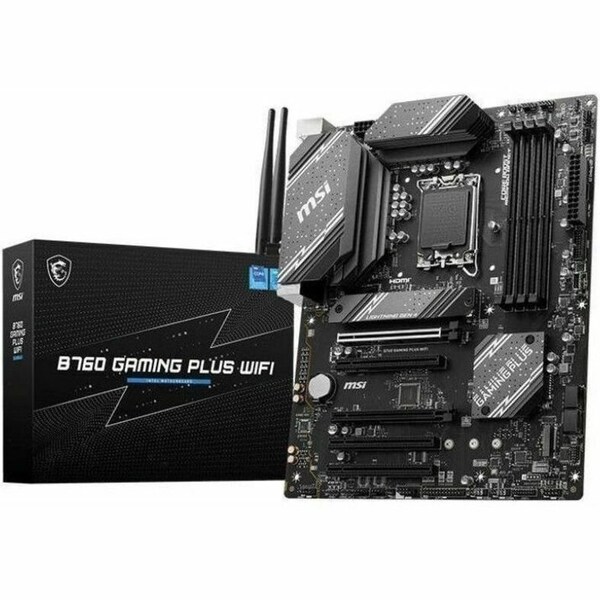 Msi B760 GAMING PLUS WIFI Gaming Desktop Motherboard - Intel B760 Chipset - Socket LGA-1700 - ATX B760GPWIFI - main