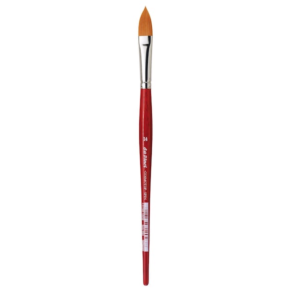Da Vinci COSMOTOP-SPIN Silk painting Brush, Synthetic, Watercolor, Oval-Pointed, Size 14 VA-5584_14 - main