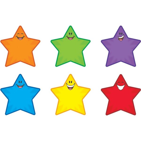 Trend Enterprises Star Smiles Classic Accents® Variety Pack, 36 Per Pack, PK3 T10907 - main