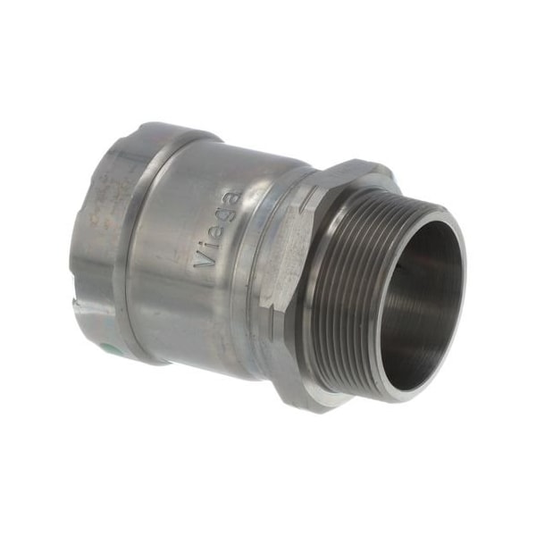 Viega MegaPress adapter P 2 MPT 2 carbon steel zinc-nickel coating 25125 - main
