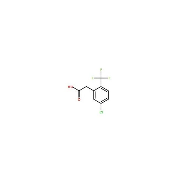Ak Scientific 5-Chloro-2-(trifluoromethyl)phenylacetic acid (250mg), CAS 261763-25-1 2268AB-250mg - main