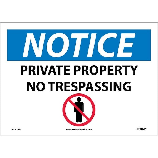 Nmc Notice Private Property No Trespassing Sign, N332PB N332PB - main
