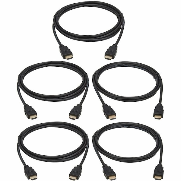 Eaton TRIPP LITE SERIES HIGH-SPEED 4K HDMI CABLES (M/M) - 4:4:4, 6 FT. (1.8 M), BLACK, P568-006-5PK - main