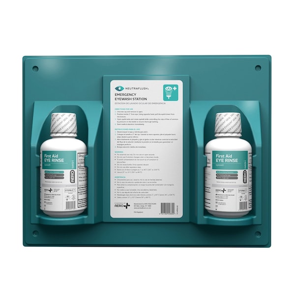 Aero Healthcare NeutraFlush Wall Station 2 Bottle 16oz NFS0162 - main