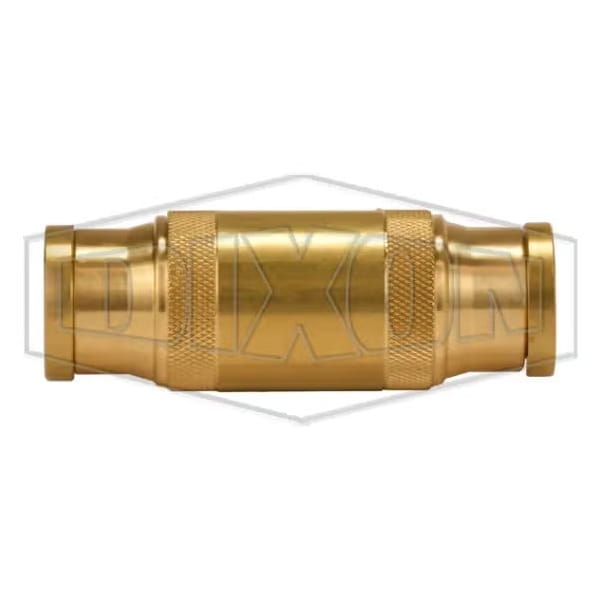 Dixon Push-In Union, 3/8 in Nominal, Tube, Brass, Domestic 6212 - main
