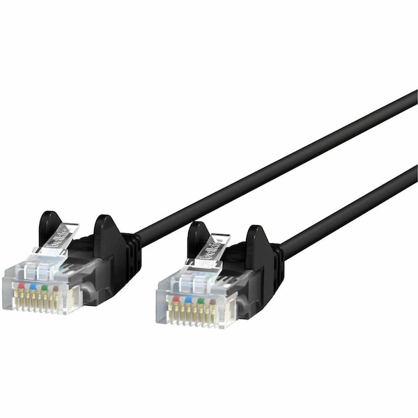 Belkin CAT6 SLIM 28AWG CABLE -BLACK-25FT CE001B25-BLK-S - main