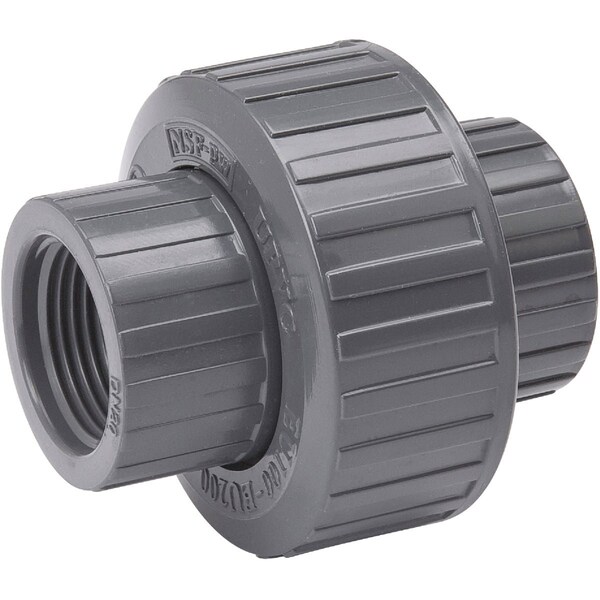 B & K 2'' FIP Threaded Schedule 80 PVC Union 164-108 - main