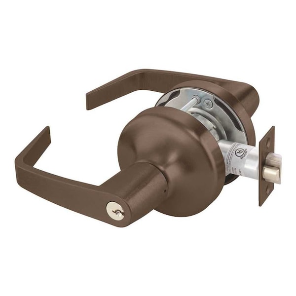 Yale Commercial Grade 1 Satin Bronze, Schlage C Keyed Cylindrical Handleset, Classroom AU4708LN x 2804 x 613 - main