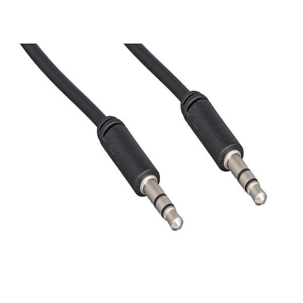 Cable Wholesale CableWholesale 6 ft. 3.5 mm Stereo Male to 3.5 mm Stereo Male Slim Mold Aux Cable 10A1-02106 - main