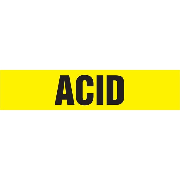 Accuform ASME ANSI PIPE MARKER ACID RPK109STC - main