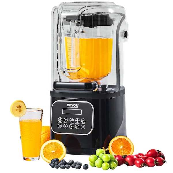 Vevor Professional Blender Commercial Countertop Blenders 68 oz Smoothies Shakes HS-212C-US-B - main