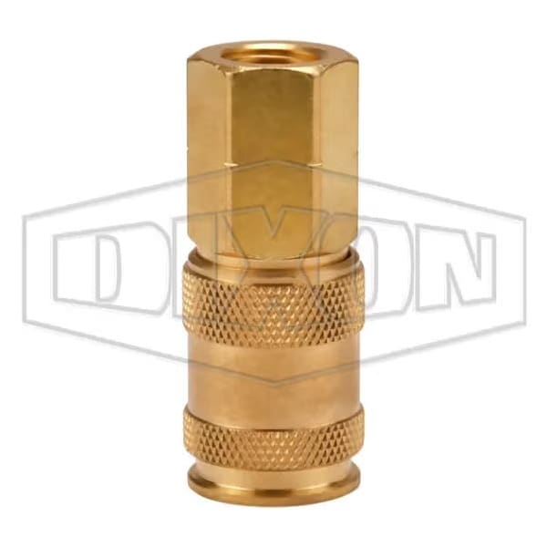Dixon 1/4 in UNI COUPLER, 3/8 in BSPP BRASS 2UBF3-B - main