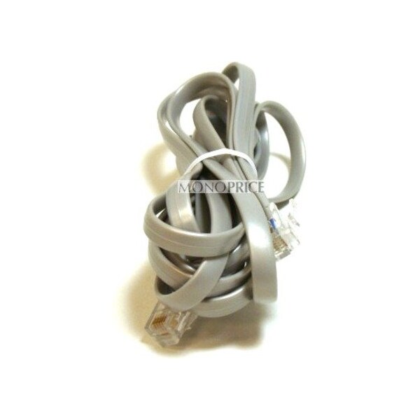 Monoprice Phone cable, RJ12 (6P6C), Straight - 7ft for Data 938 - main