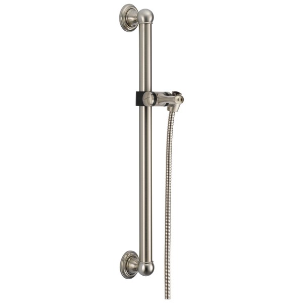 Delta Universal Showering Components Adjustable Slide Bar / Grab Bar Assembly In Stainless 56302-SS - main