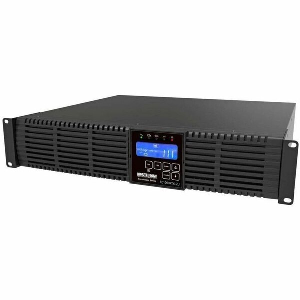 Minuteman UPS ONLINE 1KVA/900W 2U RACK/TOWER EXT RUNTIME TAA-COMPLIANT EC1000RTXL2U - main