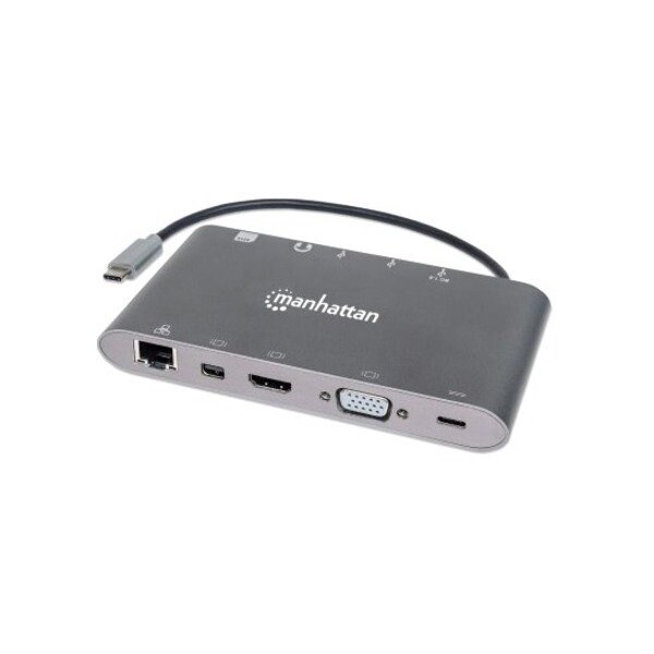 Manhattan - Strategic Manhattan USB 3.1 USB-C to 7-in-1 Docking Station 152808 - main