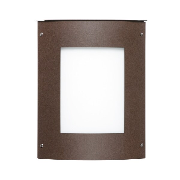 Besa Lighting Besa Outdoor Moto 13 Square Bronze White Acrylic 2x60W E12 MOTO13SQ-WA-BR - main