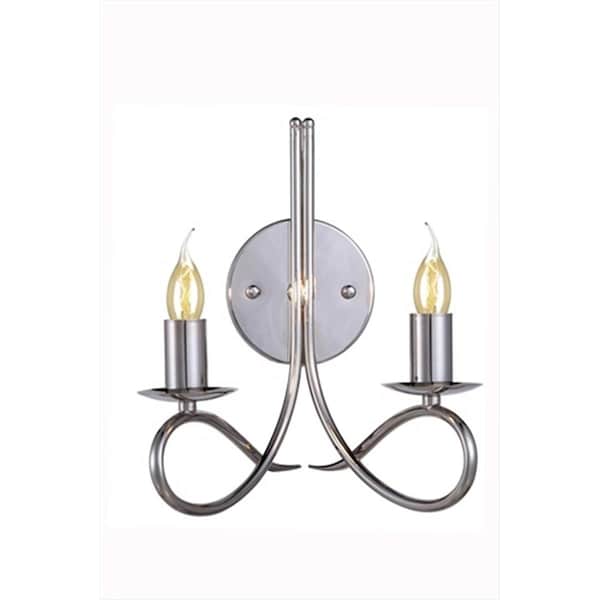 Elegant Lighting Elegant Lighting 10 W x 12 H in. Lyndon Wall Lamp - Polished Nickel 1452W9PN - main