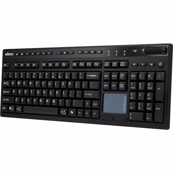 Adesso 2.4GHZ WIRELESS DESKTOP TOUCHPAD KEYBOARD WKB-4450UB - main