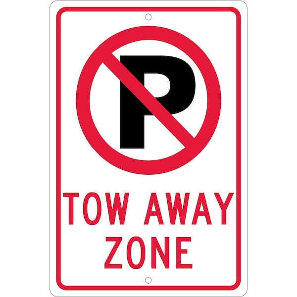 Nmc Tow Away Zone Sign, TM174K TM174K - main