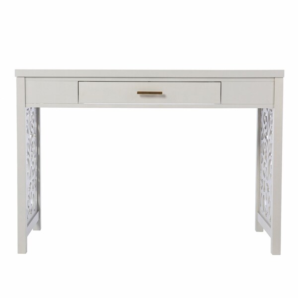 Homeroots 43" Gray Writing Desk 402030 - main