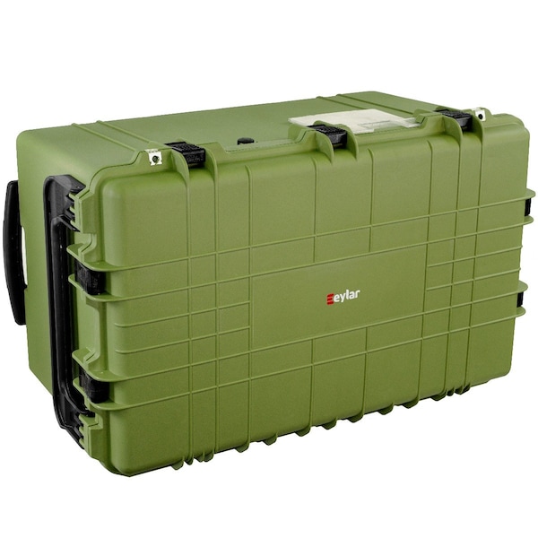 Eylar XXXL 32 inch Transport Roller Gear, Camera, Tools, Equipment Hard Case Waterproof w/Foam Green SA00033-GRN - main