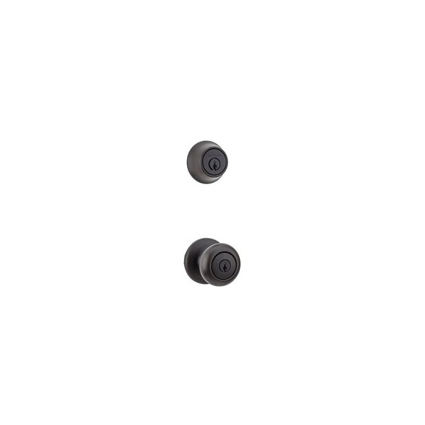 Kwikset Knob Lockset, 3 Grade, Keyed Key, Venetian Bronze, 2-3/8 x 2-3/4 in Backset, K6 Keyway 96900-332 - main