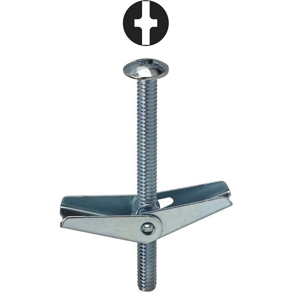 Dottie Toggle Bolt, 2" L, Carbon Steel, 50 PK TBC82 - main