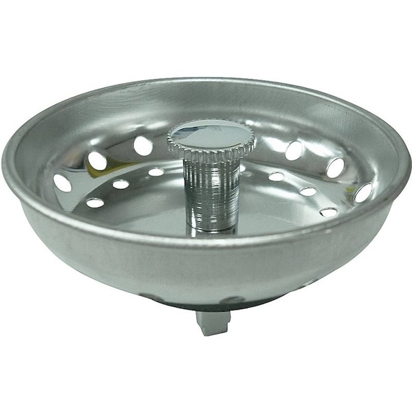Prosource 011959-3L Replacement Strainer Basket, 3.2 in Dia, For: Standard Drains 11959-3L - main