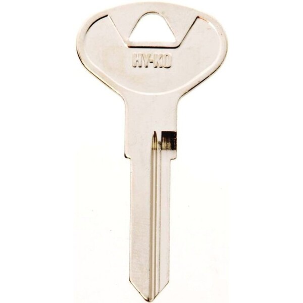 Hy-Ko Automotive Key Blank, Brass, Nickel, For: Volkswagen Vehicle Locks 11010VW23 - main