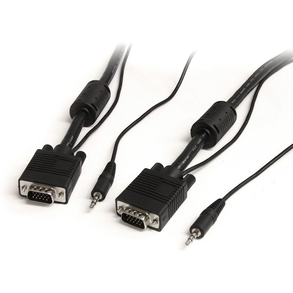 Startech.Com 15 ft Coax High Resolution Monitor VGA Cable with Audio HD15 M/M MXTHQMM15A - main