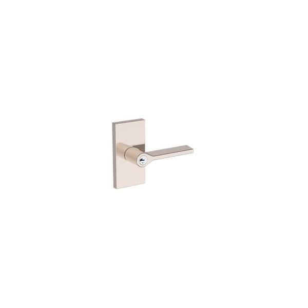 Baldwin Residential Door Levers Keyed Entry Reversible Lifetime Bright Nickel ENANACFR055SMC - main