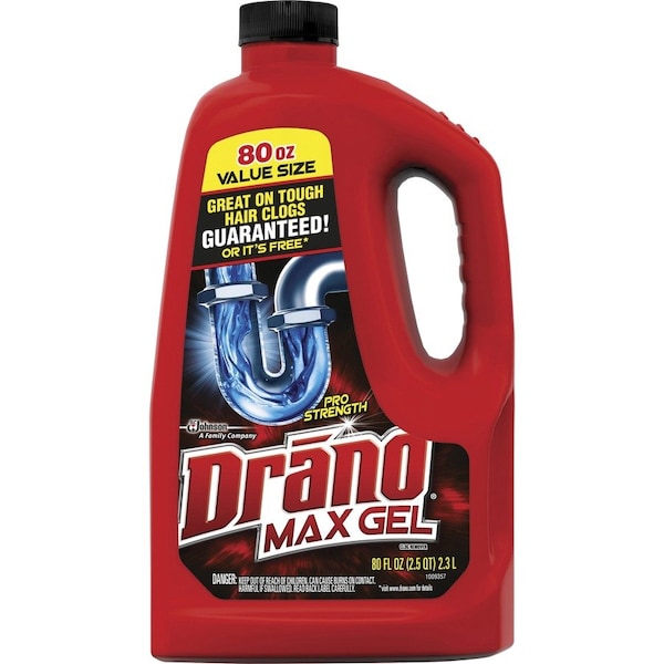Drano Gel Clog Remover, Size 80 oz., PK6 694772 - main