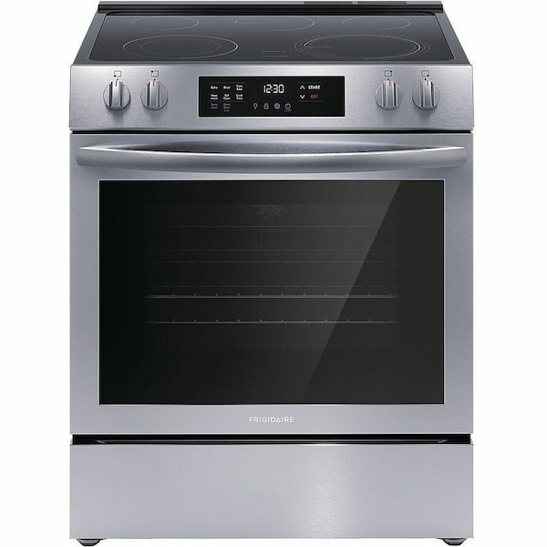 Frigidaire Electric Range, Silver, 36 3/8" H FCFE3083AS - main