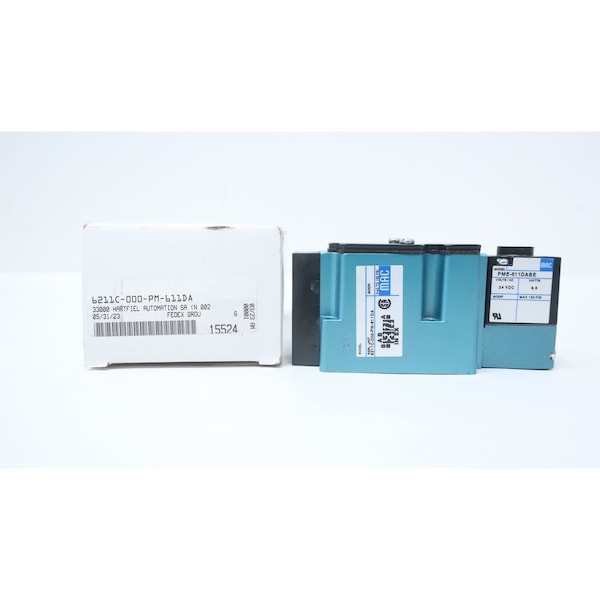 Mac PNEUMATIC SOLENOID VALVE 24V-DC 150PSI 6211C-000-PM-611DA - main