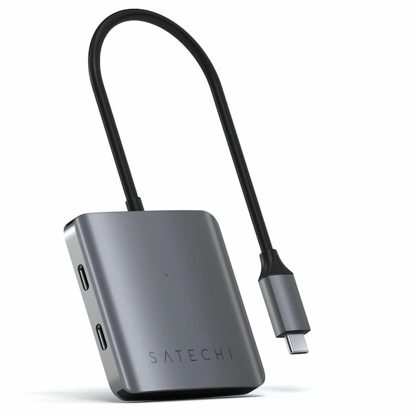Satechi 4 Port Usb C Hub, Space Gray ST-UC4PHM - main