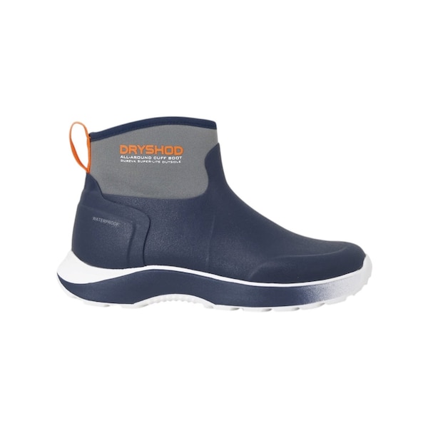 Dryshod Evalusion All Around Cuff Ankle Boot, Waterproof, Rubber, Comfortable, Navy/White, Women Size 8 EVA-WC-NV-008 - main