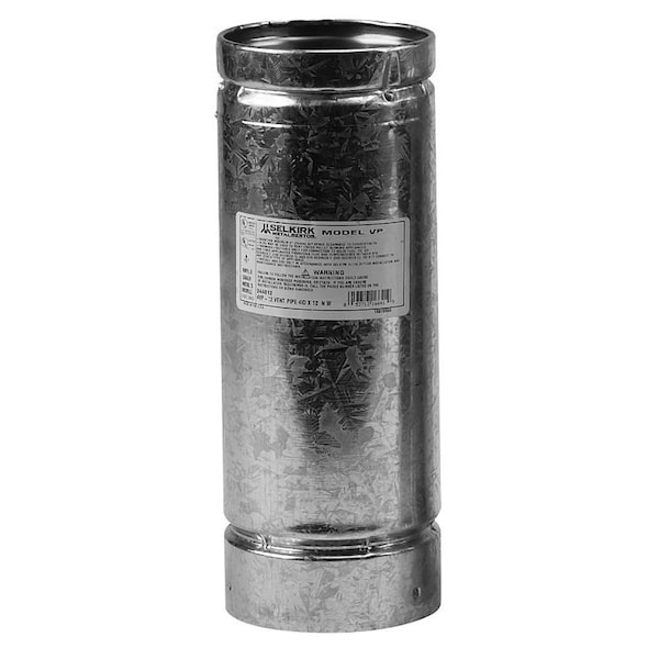 Selkirk Pipe Pellet Vent 3X12In Galv 3VP-12 - main