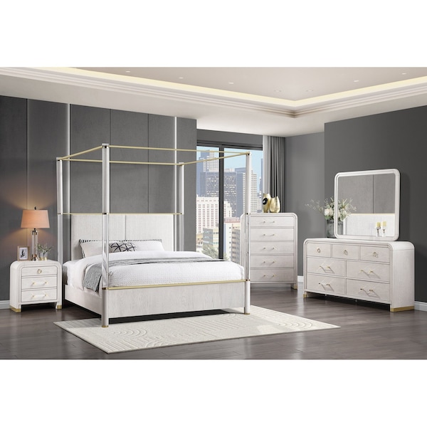 Global Furniture Usa Contemporary Malmo Oak Queen Bed Group MALMO-OAK-QBG - main