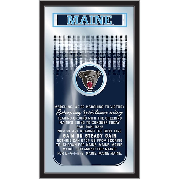 Holland Bar Stool Co Maine 26" x 15" Fight Song Mirror MFghtMaineU - main