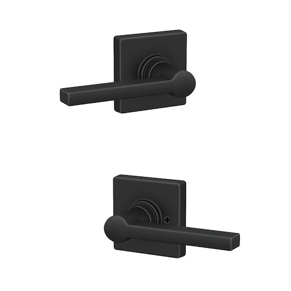 Dexter By Schlage Dexter J Series J10SOL622COL Passage Lever, Matte Black, Zinc, Left, Reversible, Right Hand J10SOL/SQR622 - main
