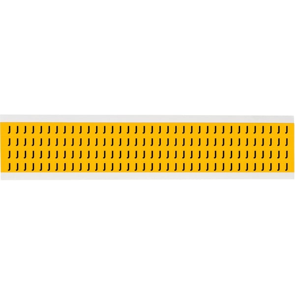 Brady Outdoor Vinyl 0.25 in Black on Yellow Letters J Card of 144 Labels, 144PK 1500-J - main