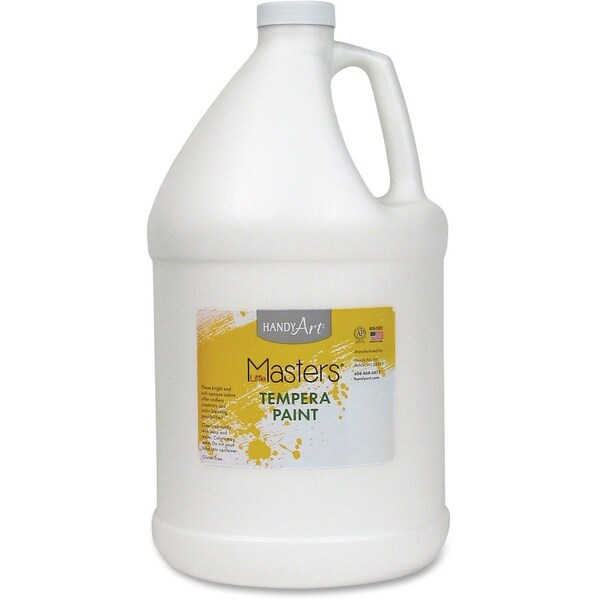 Handy Art Little Masters® Tempera Paint, White, Gallon 204-705 - main