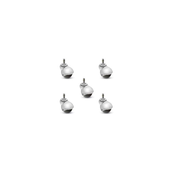 Shepherd Hardware 2'' Spherical Ball Caster, 7/16'' x 7/8'' Grip Ring Stem Caster PBH20223BC-3ED-SET - main