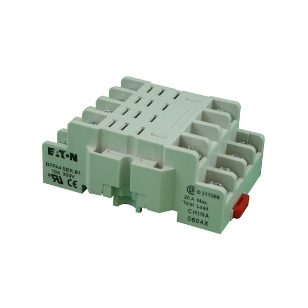 Eaton Relay socket for a 4PDT relay, 10PK D7PA4 - main