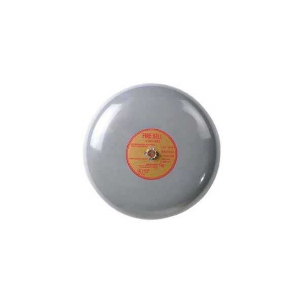 Edwards Signaling Fire Bell, Red, 10 In. 438D-10N5-R - main