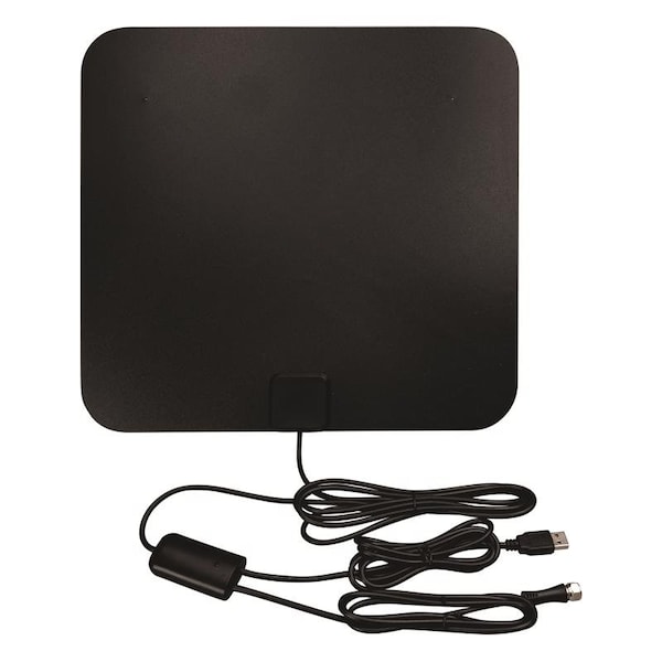 Monster Cable Just Hook It Up Indoor HDTV/UHF/VHF Ultra Thin Amplified Digital Flat Antenna JHIU0154 - main